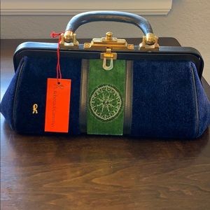 Roberta di Camerino velvet purse